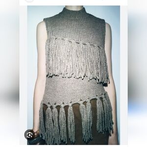 Zara Fringe Sweater